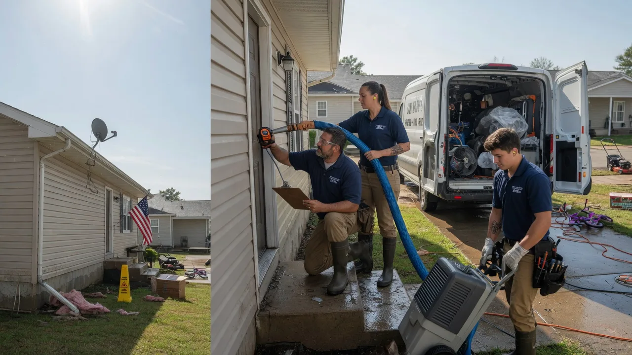 Ceiling Water Damage Restoration in Danville, VT near me